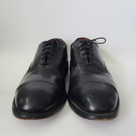 Allen Edmonds Park Avenue Cap-Toe Oxfords Black Leather 12 D - Picture 5 of 13